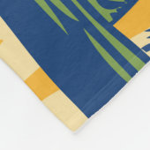 サグアーロ国立公園アリゾナジャイアントサボテンヴィンテージ フリースブランケット (角)