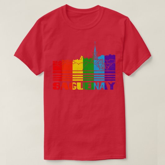 サグエネープライドシャツサグエネーLGBTギフトLGBTQ Supp Tシャツ (デザイン正面)