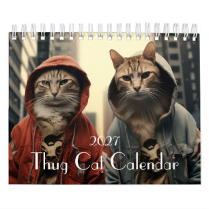 サグキャットカレンダー ギャングスターキャットカレンダー 猫 カレンダー