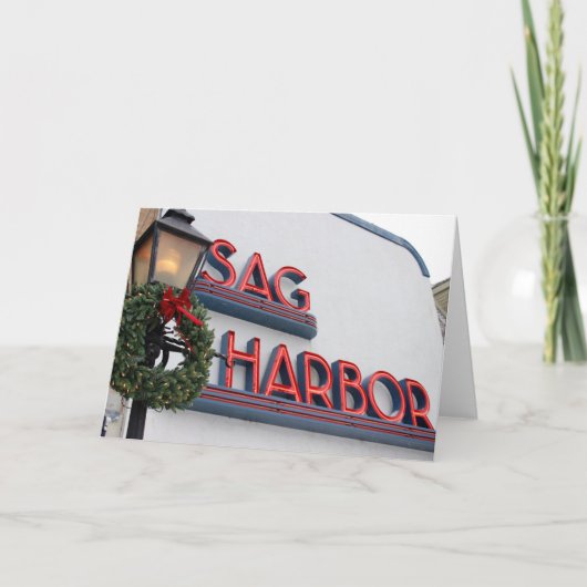 サグハーバーシネマホリデーカード カード (正面)
