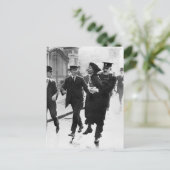 サグラゲットエメラインパンカルストが逮捕1914年 ポストカード (スタンド正面)