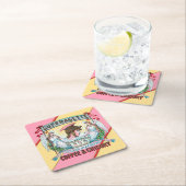 サグラゲットコーヒー&チコリー スクエアペーパーコースター (インサイチュ)