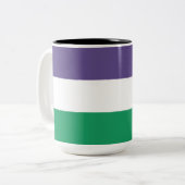 サグラゲット国旗 ツートーンマグカップ (正面左)