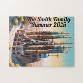 サグラダパーソナライズされたファミリアパズル ジグソーパズル (横)