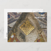 サグラダファミリアからモザイク ポストカード (正面/裏面)