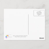 サグラダファミリアの尖塔 ポストカード (裏面)