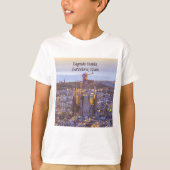 サグラダファミリアカトリック教会,バルセロナ,スペイン Tシャツ (正面)