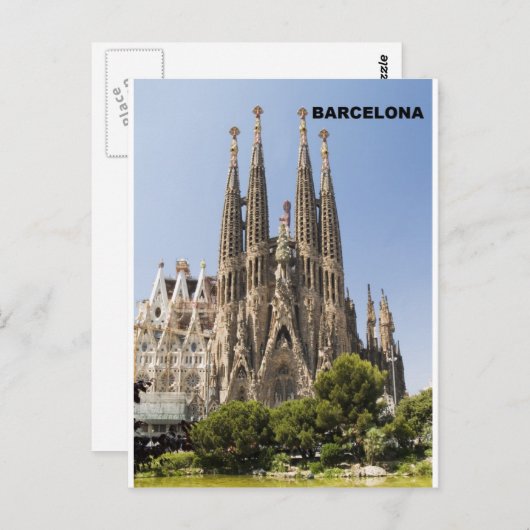 サグラダファミリアバルセロナスペイン(St.K) ポストカード (正面/裏面)