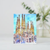 サグラダファミリアバルセロナ ポストカード (スタンド正面)