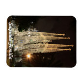 サグラダファミリア夜 マグネット (横)