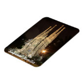 サグラダファミリア夜 マグネット (左側)