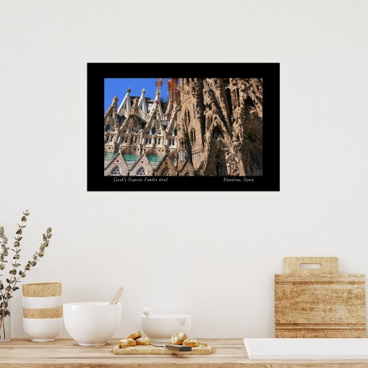 サグラダファミリア詳細 ポスター (キッチン)