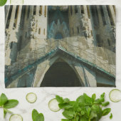 サグラダファミリア，バルセロナ キッチンタオル (折り畳み)