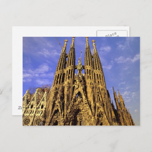 サグラダファミリア |バルセロナ(スペイン) ポストカード (正面/裏面)