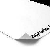 サグラダファミリア ポスター (角)