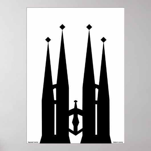 サグラダファミリア ポスター (正面)