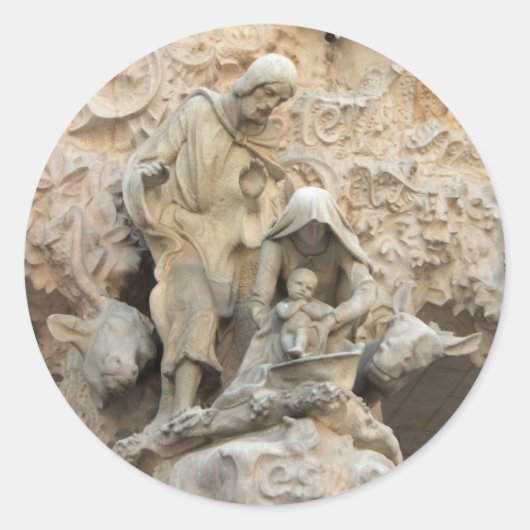 サグラダ・ファミリア彫刻 ラウンドシール (正面)