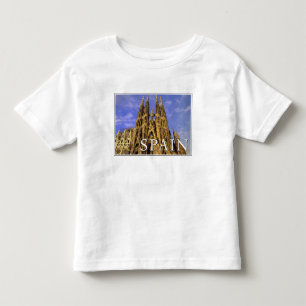 サグラダ・ファミリア バルセロナ, スペイン トドラーTシャツ