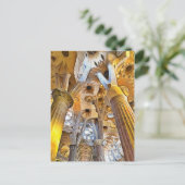 サグラダ・ファミリア。内部.ビュー16. ポストカード (スタンド正面)