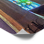 サグラダ・ファミリア。内部.ビュー22. ポスター (角)