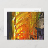 サグラダ・ファミリア。内部.ビュー2. ポストカード (正面/裏面)