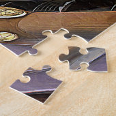 サグラダ・ファミリア。内部.ビュー31. ジグソーパズル (側面)