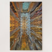 サグラダ・ファミリア。内部.ビュー31. ジグソーパズル (縦)