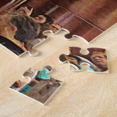 サグラダ・ファミリア。内部.ビュー9. ジグソーパズル (側面)