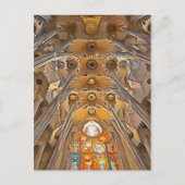 サグラダ・ファミリア. 内部. 7番の景観. ポストカード (正面)