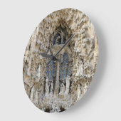 サグラダ・ファミリア。出生ファサード。 ラージ壁時計 (傾斜)