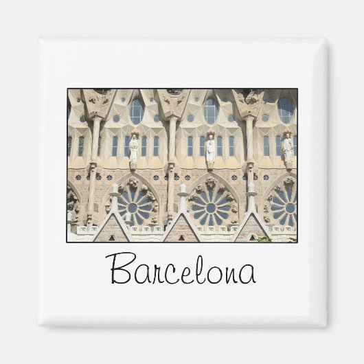 サグラダ・ファミリア。情熱のファサード マグネット (正面)