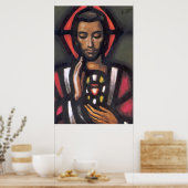 サグラドコラゾンオリジナル油アートワークImpresidones ポスター (キッチン)