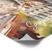 サグラードファミリアバルセロナファーマティブトラベルプレイス ポスター (角)