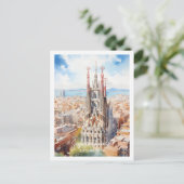 サグラードファミリアバルセロナファーマティブトラベルプレイス ポストカード (スタンド正面)