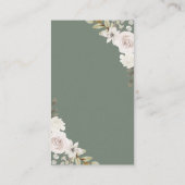 サグリーンのかぼちゃの花 秋のオムツくじ エンクロージャーカード (裏面)