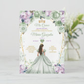 サグリーン パープル ミス キンセ 15歳 クラウン 招待状 (スタンド正面)