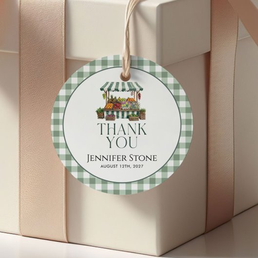 サグリーン ブライダルシャワー フェイバータグ