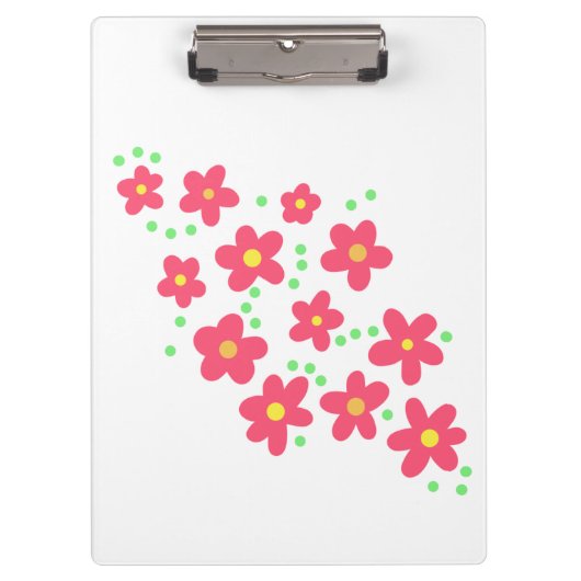 サケお洒落の花 クリップボード (正面)