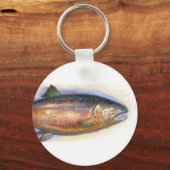 サケのキーチェーン キーホルダー (正面)