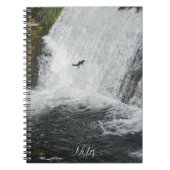 サケのジャンプの滝 ノートブック (正面)