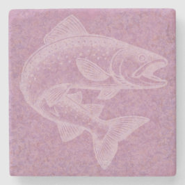 サケのライジング ストーンコースター