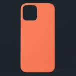 サケの珊瑚色の装飾 iPhone 12ケース<br><div class="desc">サーモンカスタムのスタイリッシュコーラルピンク色のアクセントの背景を自分のために、または贈り物としてすべての行事に印象を与える。クリックカスタマイズは文字エディタとイメージローダを使ってカスタマイズ、この製品を表示する"it!"ボタン上で。導入</div>