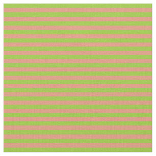 サケの緑と黒の色柄 ファブリック
