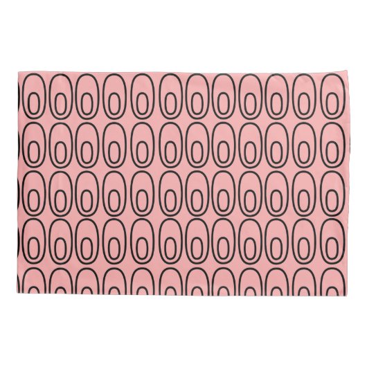 サケの繰り返し 枕カバー (裏面)