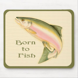 サケの跳躍 マウスパッド