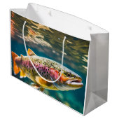 サケの魚 ラージペーパーバッグ (裏面アングル)