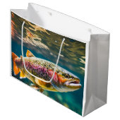 サケの魚 ラージペーパーバッグ (正面アングル)