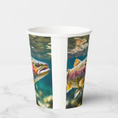 サケの魚 紙コップ (右)