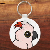 サケの鳥冠 キーホルダー (正面)