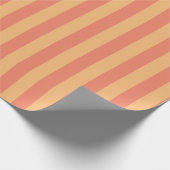 サケストライプやアプリコットの縦型 ラッピングペーパー (角)